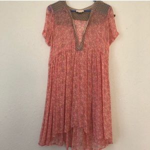 Boho dress with slip